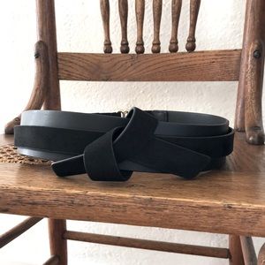 Cinch knot Obi style belt